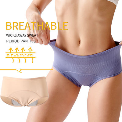 Eco-Friendly Bamboo Viscose Fabric Cool 3 Layers Female Leakproof Period Panties