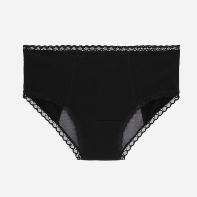 Knitted Organic Cotton Period Panties Menstrual 4 Layers Sustainable Period Panties