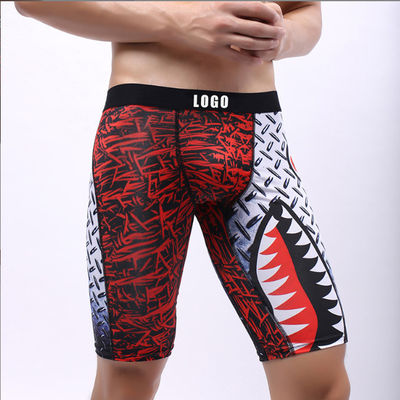 OEM Sustainable Mens Boxer Shorts Polyester Breathable Gym Briefs Underwear