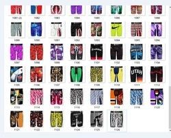 S-3XL Comfortable Mens Boxer Shorts Polyester Printing Patterns Gym Boxer Shorts