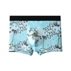 L-3XL Customized Mens Boxer Briefs Ice Silk Breathable Mens Underwear Briefs
